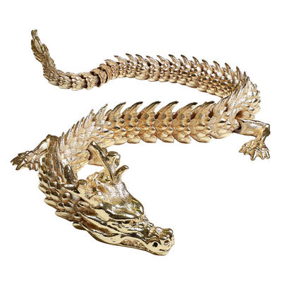 comprare MJF SLS SLM Metal 3D Printing Service Articulating Dragon 3D Model fabbricazione online